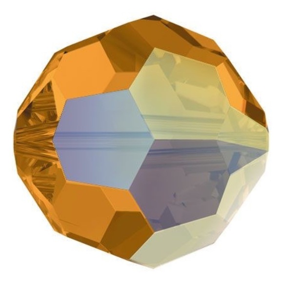 As Low As $2 4mm Topaz AB Swarovski Crystal Round 5000 Beads 8pcs - Picture 1 of 1